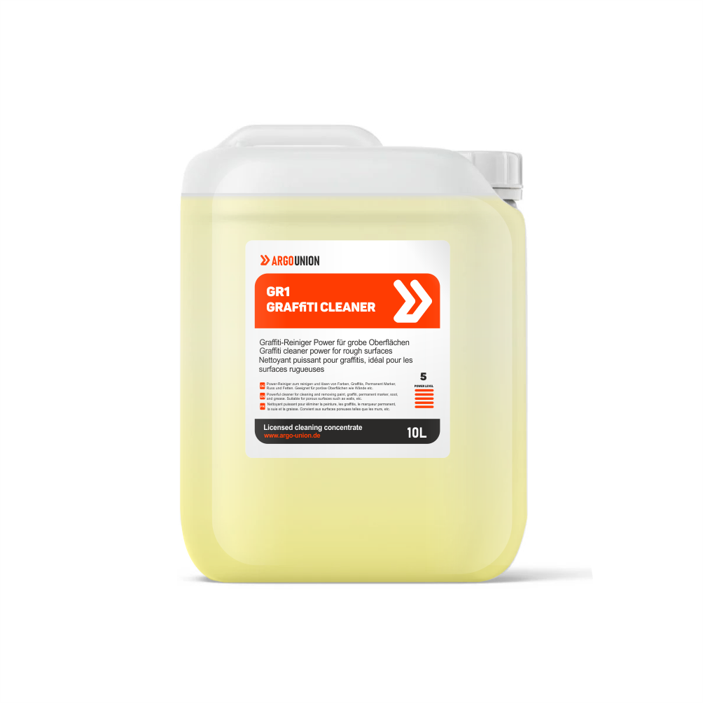 GR1 Graffiti-Entferner mit Powerformel für grobe (poröse) Oberflächen wie Wände etc.
