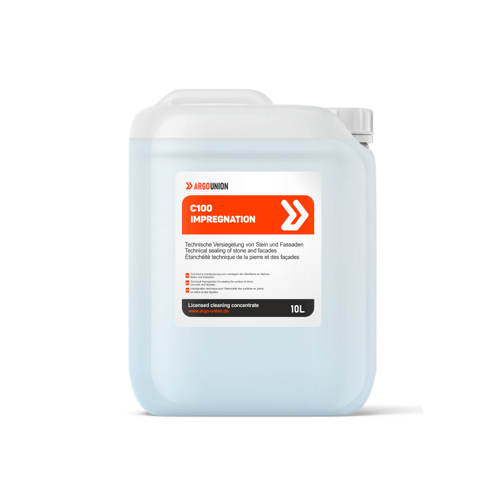C100 Versiegelung für Steine, Beton und Fassaden.